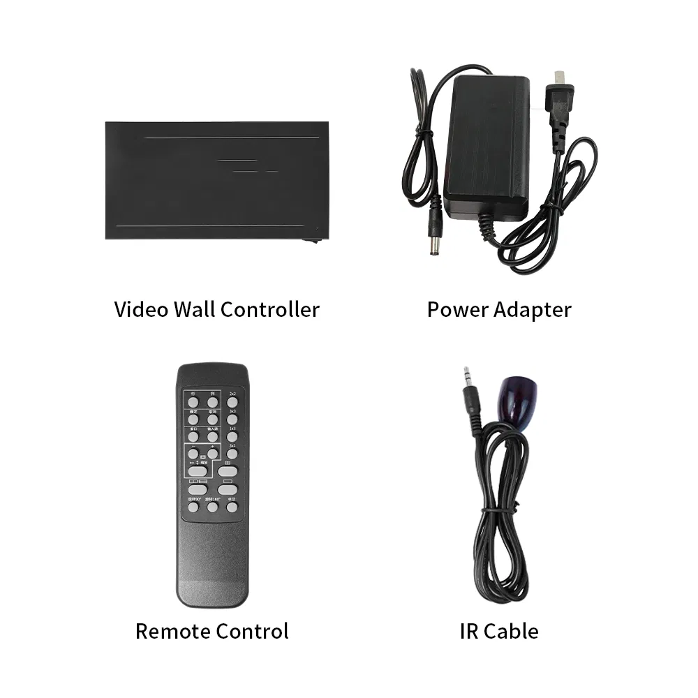 HD Multi-Screen Splitter 4K60 Multi-Screen Display System 4K60 Video Surveillance Multiviewer