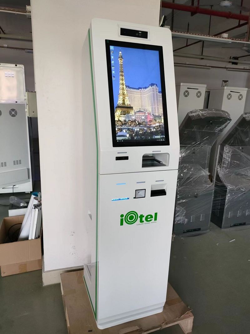 Customized Hotel Intelligent Self-Check-in Card Kiosk with One Stop Solution