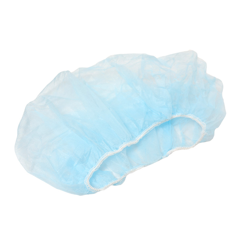 Low Price High Quality Disposable Non Woven Clip Cap / Mob Cap with Single Elastic