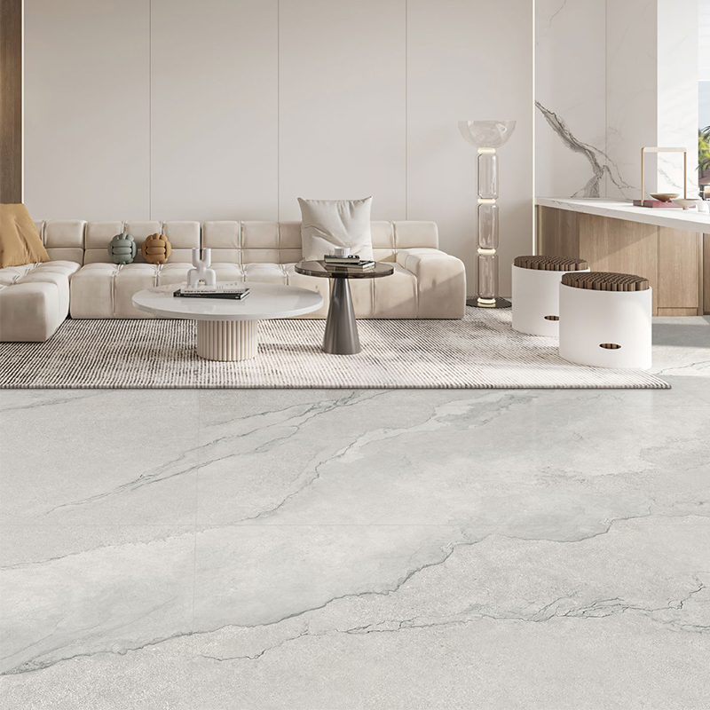 Керамогранит Grigio Perlinio под песчаник, матовый