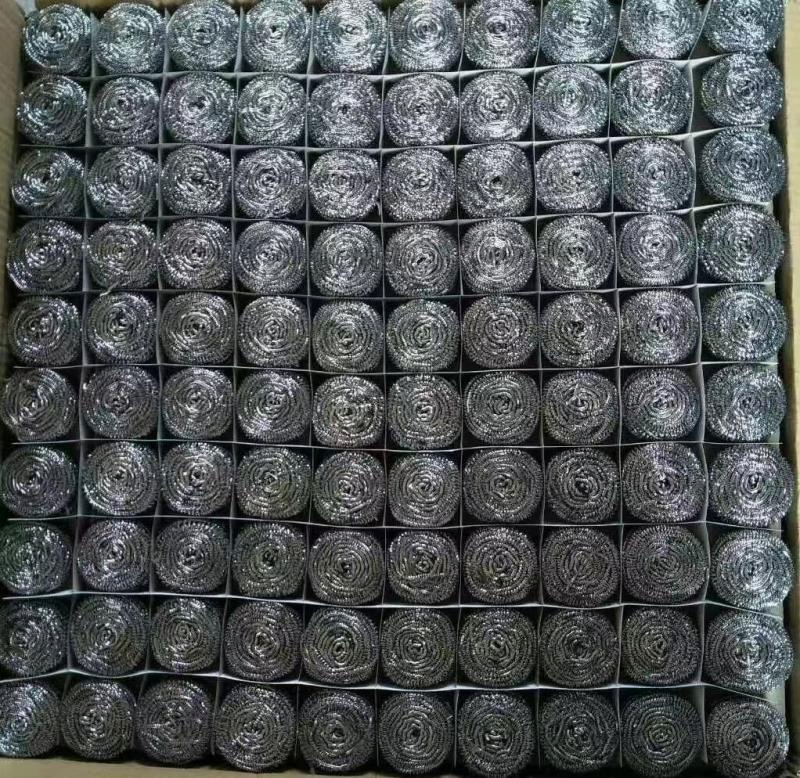 Stainless Steel Scourer for Cleaning with Collective Package