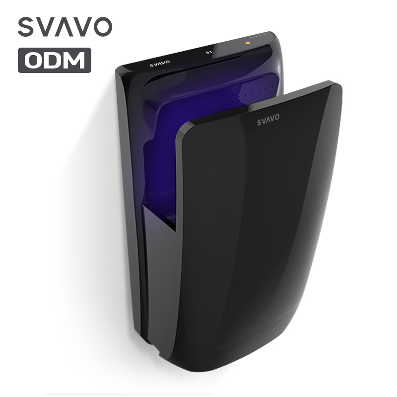 Svavo Bathroom Toilet Wall Mounted 1800W Double Side High Speed Auto Jet Hand Dryer