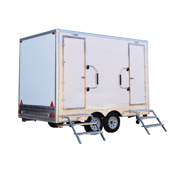 Custom Manufactured Prefabricated Mobile Toilet Prefab Portable Toilet with Wash Basin Sink
