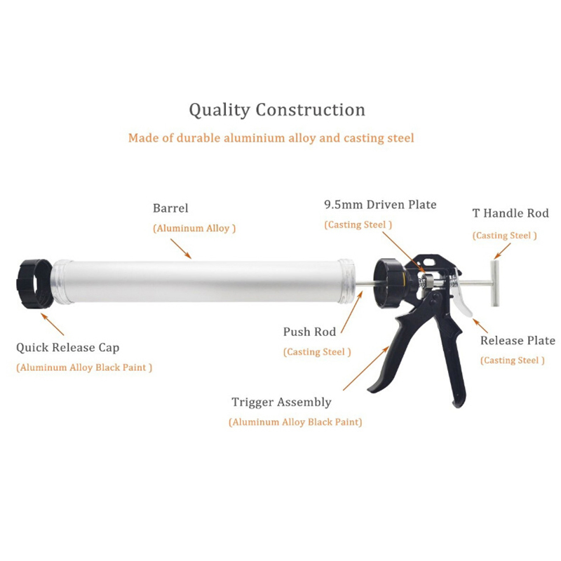 Adjustable Caulking Gun Tube with High Quality