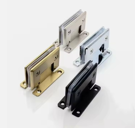 Heavy-Duty Glass Hinges in Stainless Steel for Stylish Offices