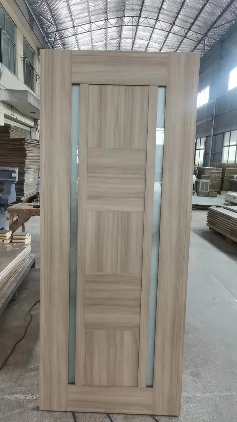 Interior Design Frames WPC Door Popular WPC Living Room Interior Door for Houses Apartment PVC Door for Home