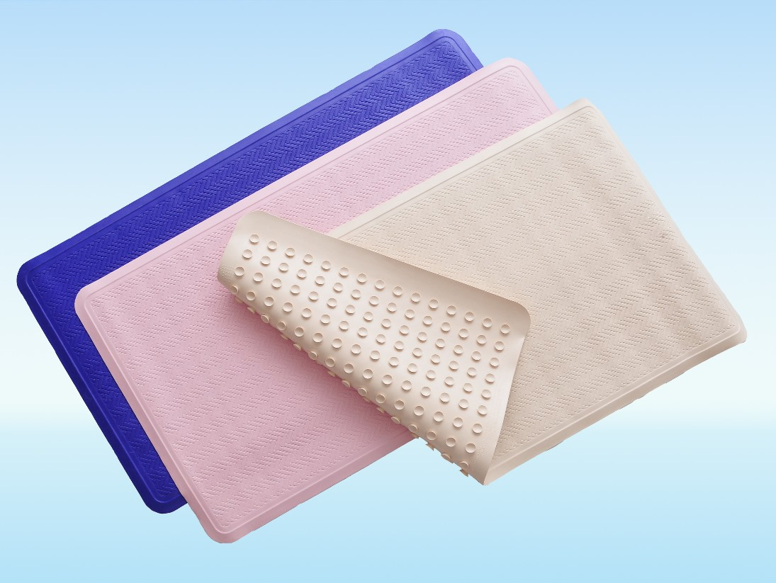 Durable Bathroom Shower Anti Slip Water Proof Natural Rubber Shower Mat
