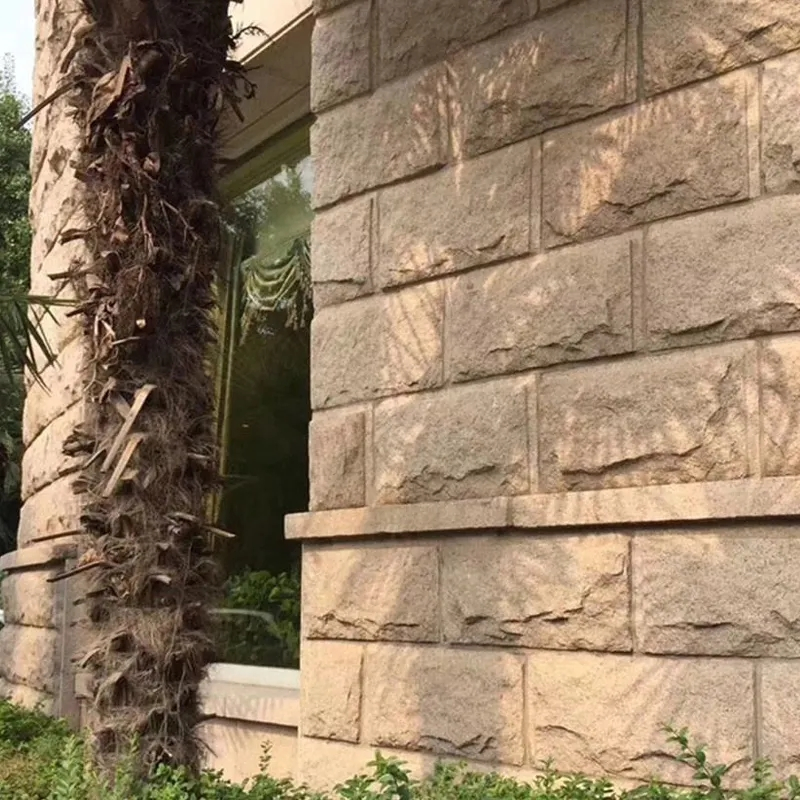 Luxury PU Faux Artificial Stone Insulated Artificial Panel for Outdoor Wall