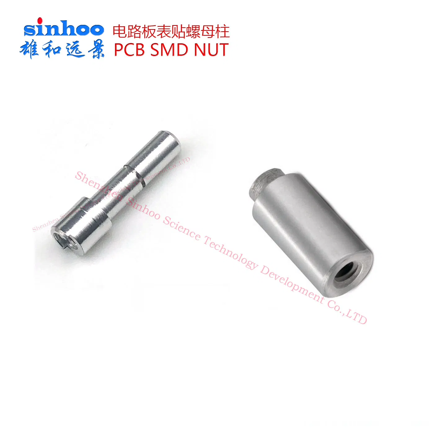 PCB Standoffs, Weld Nut, Smtso-M3-6.5et, Solder Nut, Stock on Hand, Brass/Reel