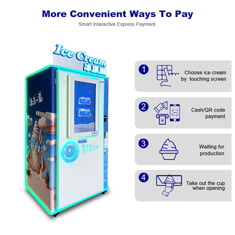 Imt Outdoor Ice Cream Vending Machine
