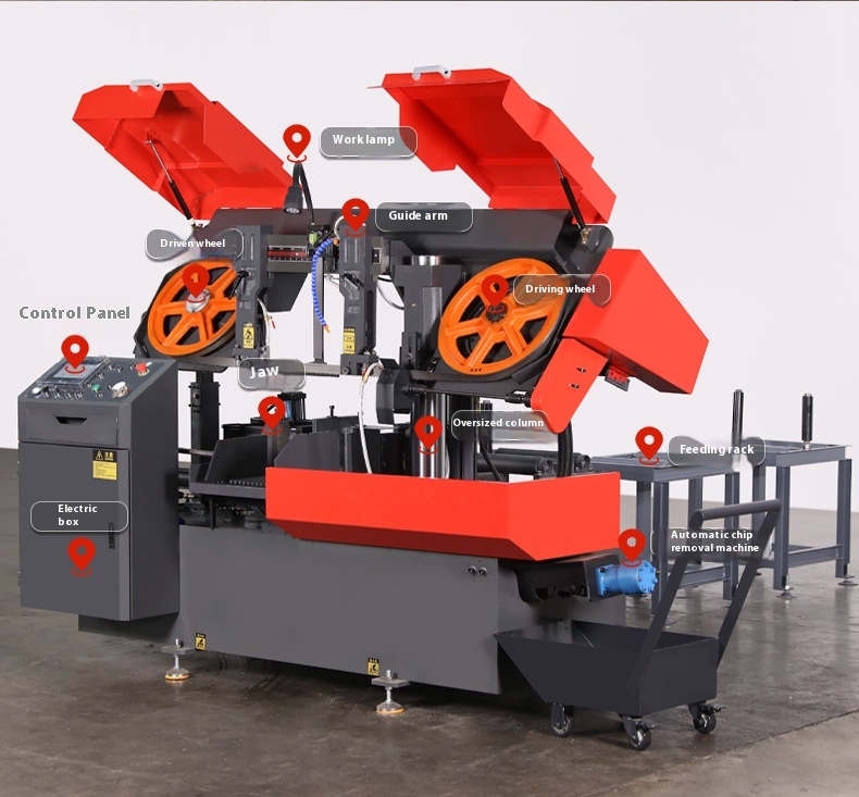 Ленточная пила по металлу автоматическая универсальная