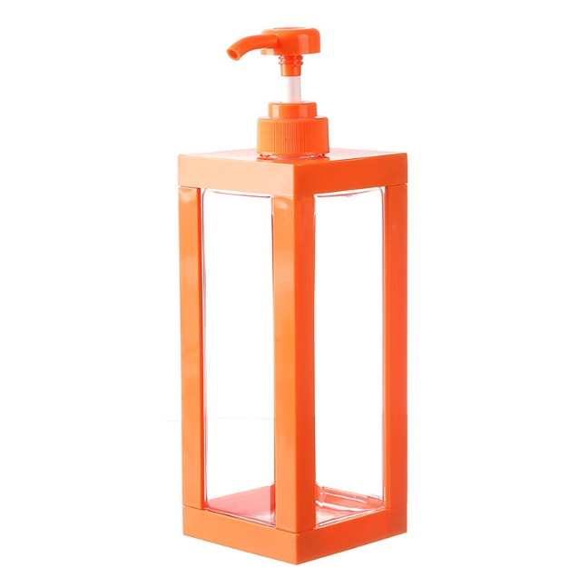 Large Capacity Lotion Dispenser Bottle, Home-Use Press-Type Square Bottle