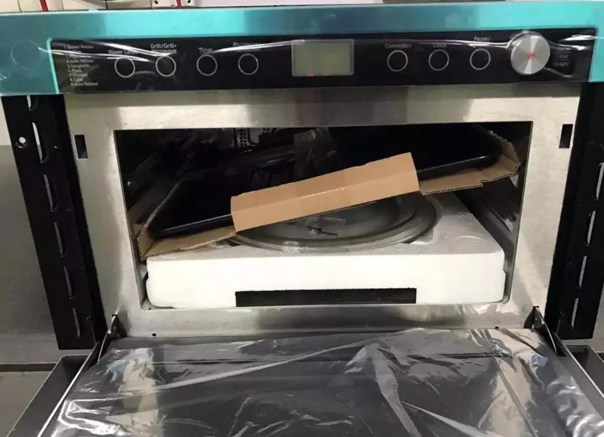 Smad Kitchen Grill Steam Stainless Steel Built in Microwave Oven for Home