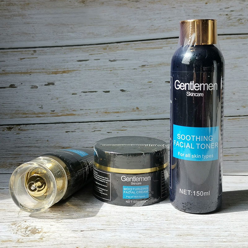 Private Label Face Wash Exfoliating Whitening Moisturizing Cream Vitamin C Black Owned Men Skin Care Professional Skincare Men