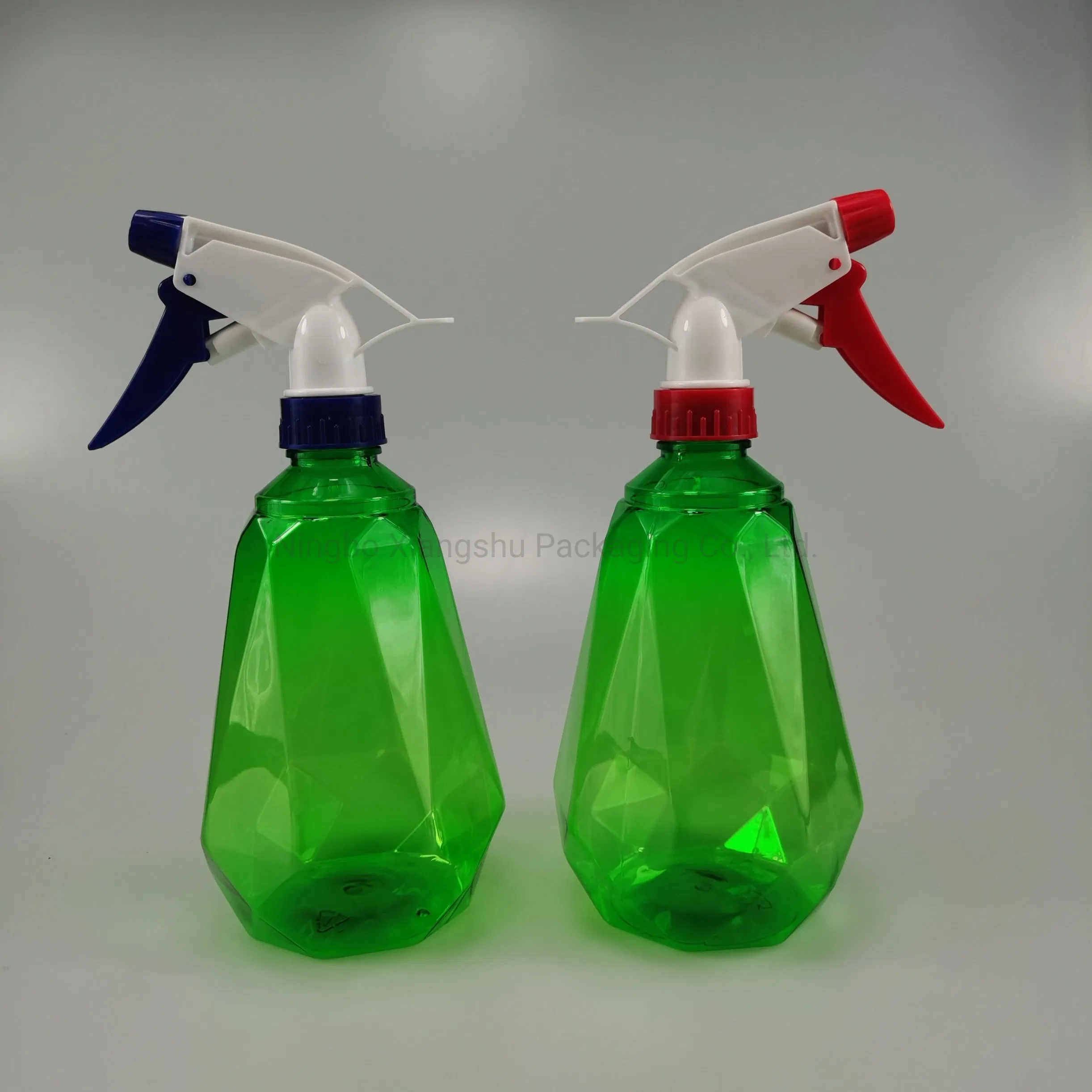 600ml Housekeeping Cleaners and Disinfectants Diamond Pattern Plants Flowers Water Reusable Plastic Spray Bottles for Garden