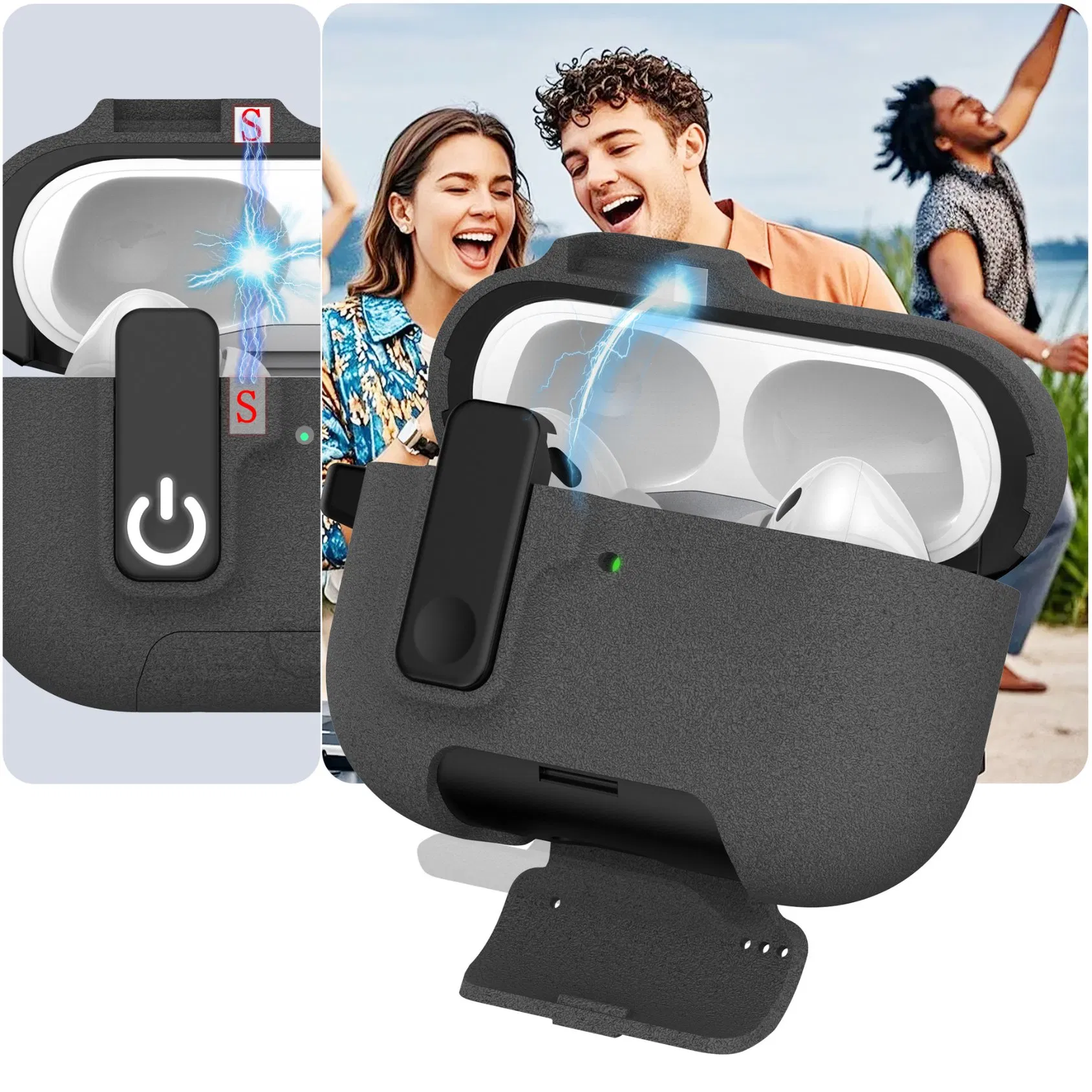 Чехол для AirPods Pro 3, силиконовый, защитный
