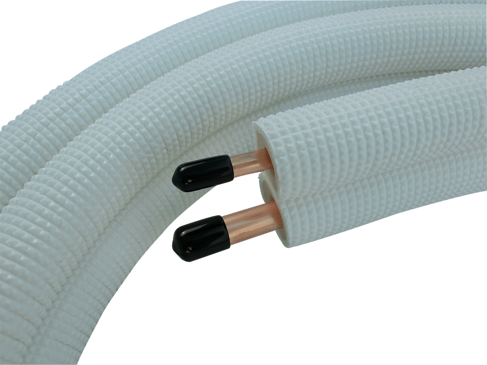 1/4, 3/8, 1/2, 5/8, 3/4 Insulated Copper Pipe /Tube/ Coil with Air Conditioning Insulation