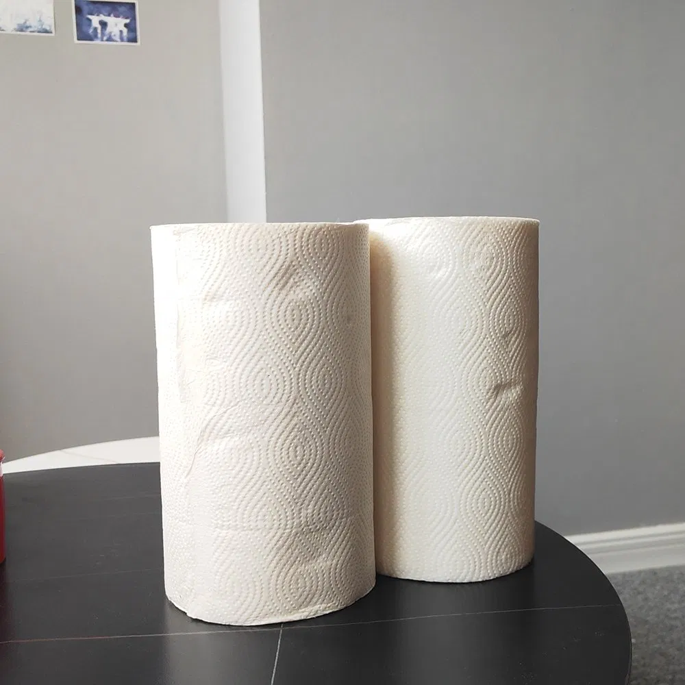 OEM/ODM/BSCI Factory Eco-Friendly 2ply/3ply Soft Absorbent White Bleached/Unbleached Bamboo Pulp Kitchen Paper Towels Roll
