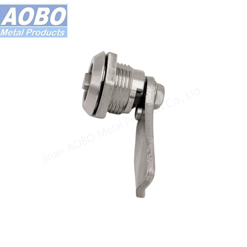 Aobo Factory Lost-Wax Casting Distribution Cabinet Door Panel 7 Triangular Lock Core Quarter Turn SS316 Cam Lock