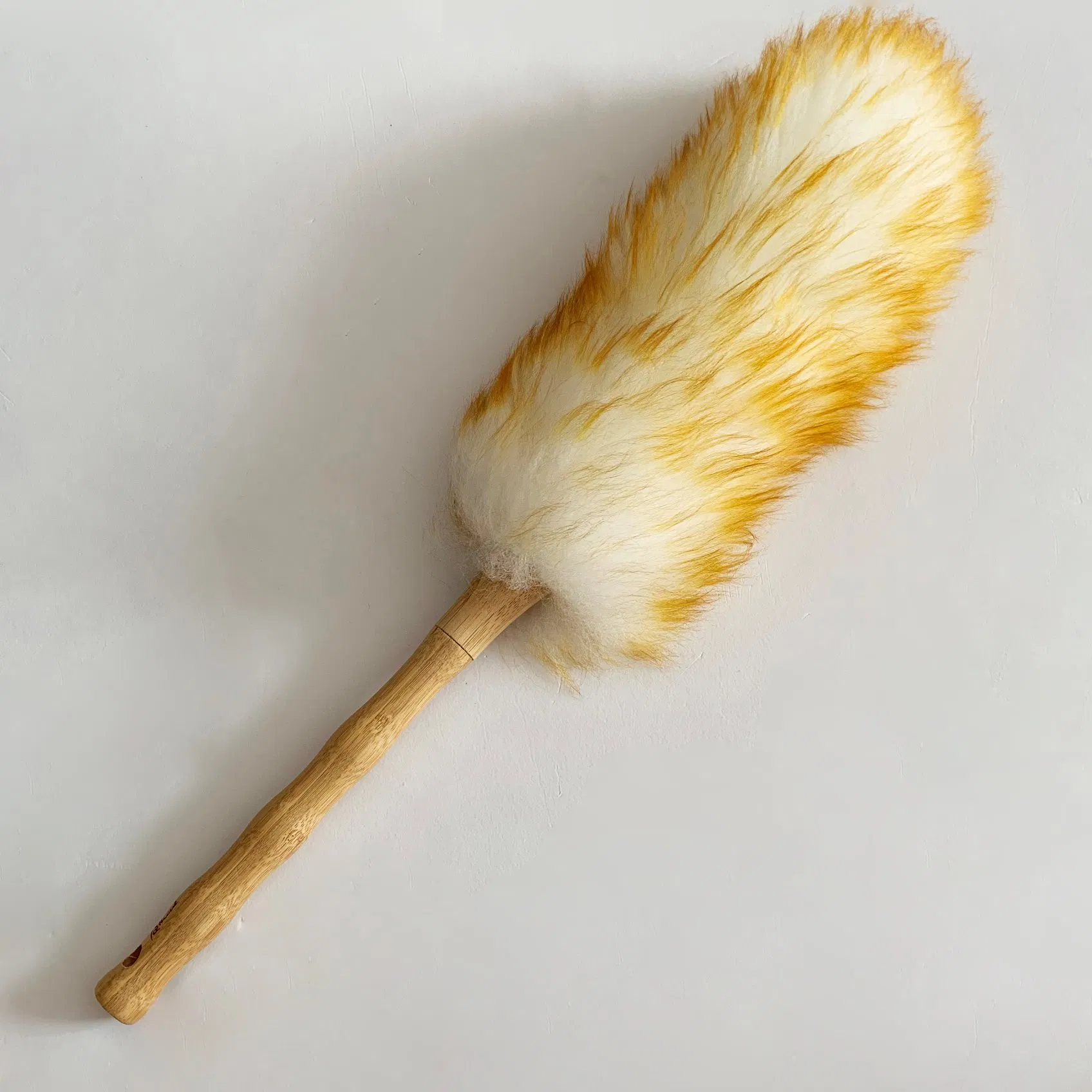 Durable Flexible Soft Scalable Microfiber Cleaning Cleaner Bamboo Handle Large Surface Static Fleece Dusting Cleaner with Handle for Furniture Duster