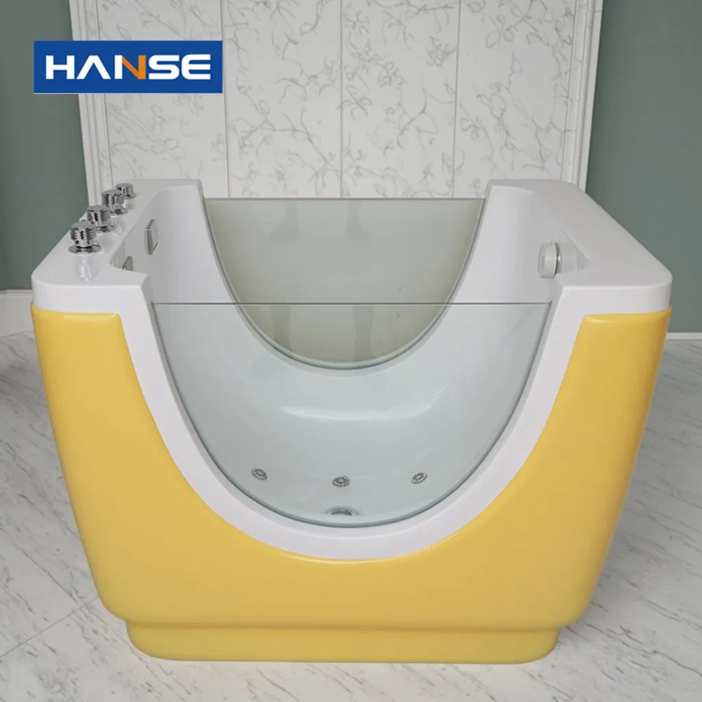 Popular Free Standing with Air Bubble Massage Baby Bath Tub