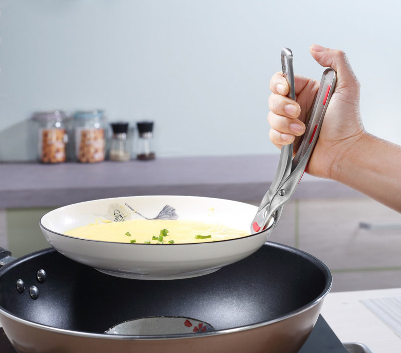 Stainless Steel Anti-Hot Gripper for Bowl Plate Dish Pot Bl11816
