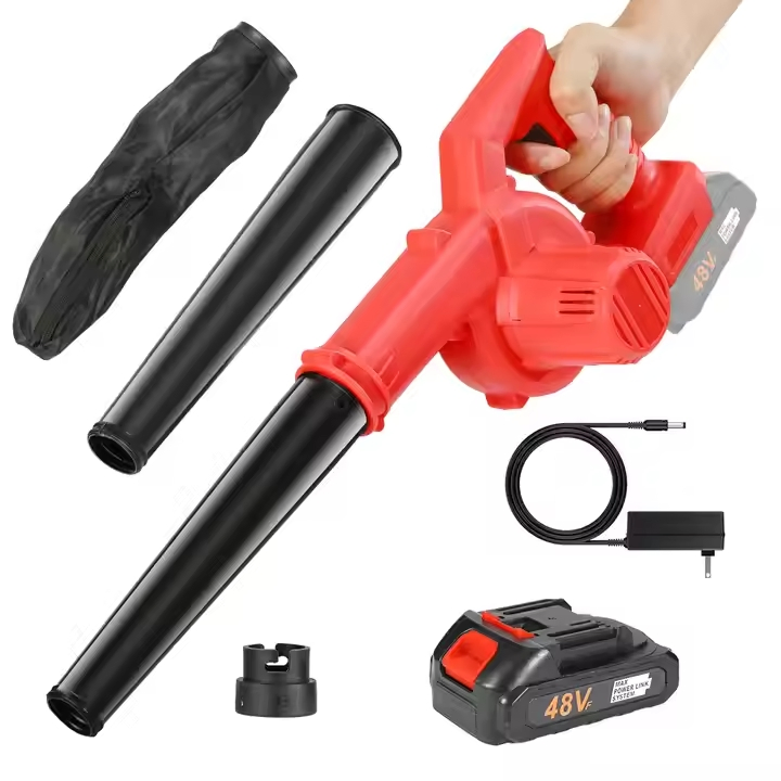 High-Power Cordless Leaf Blower with Innovative Dual Battery System