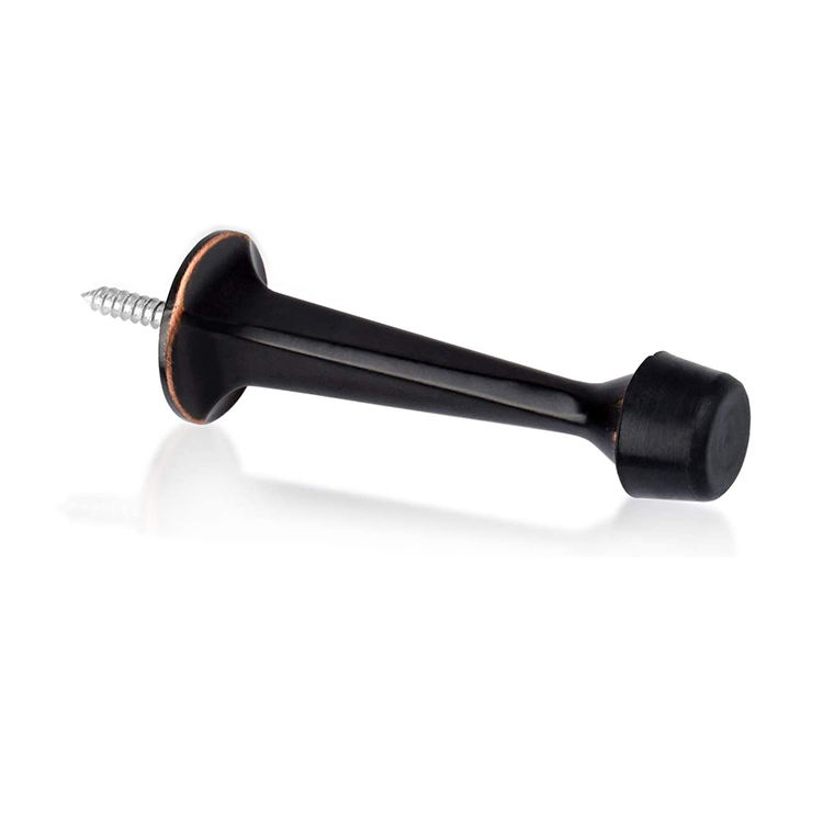 Solid Rigid Door Stop with Soft Rubber Tip
