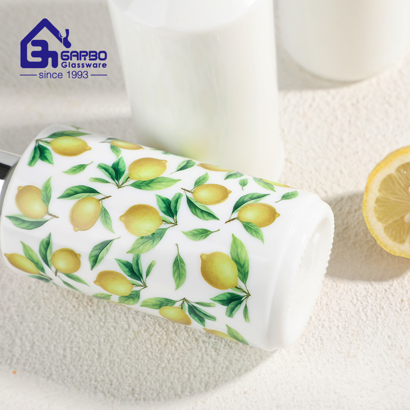 Bathroom Sanitary Accessories Washing Glass Lotion Bottle Dispenser with Pump