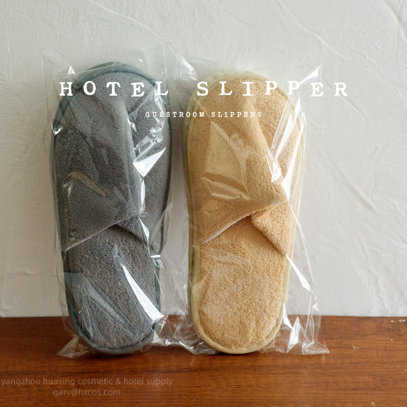 Coral Fleece Hotel Slipper - Soft Disposable Hotel Slipper for Guests