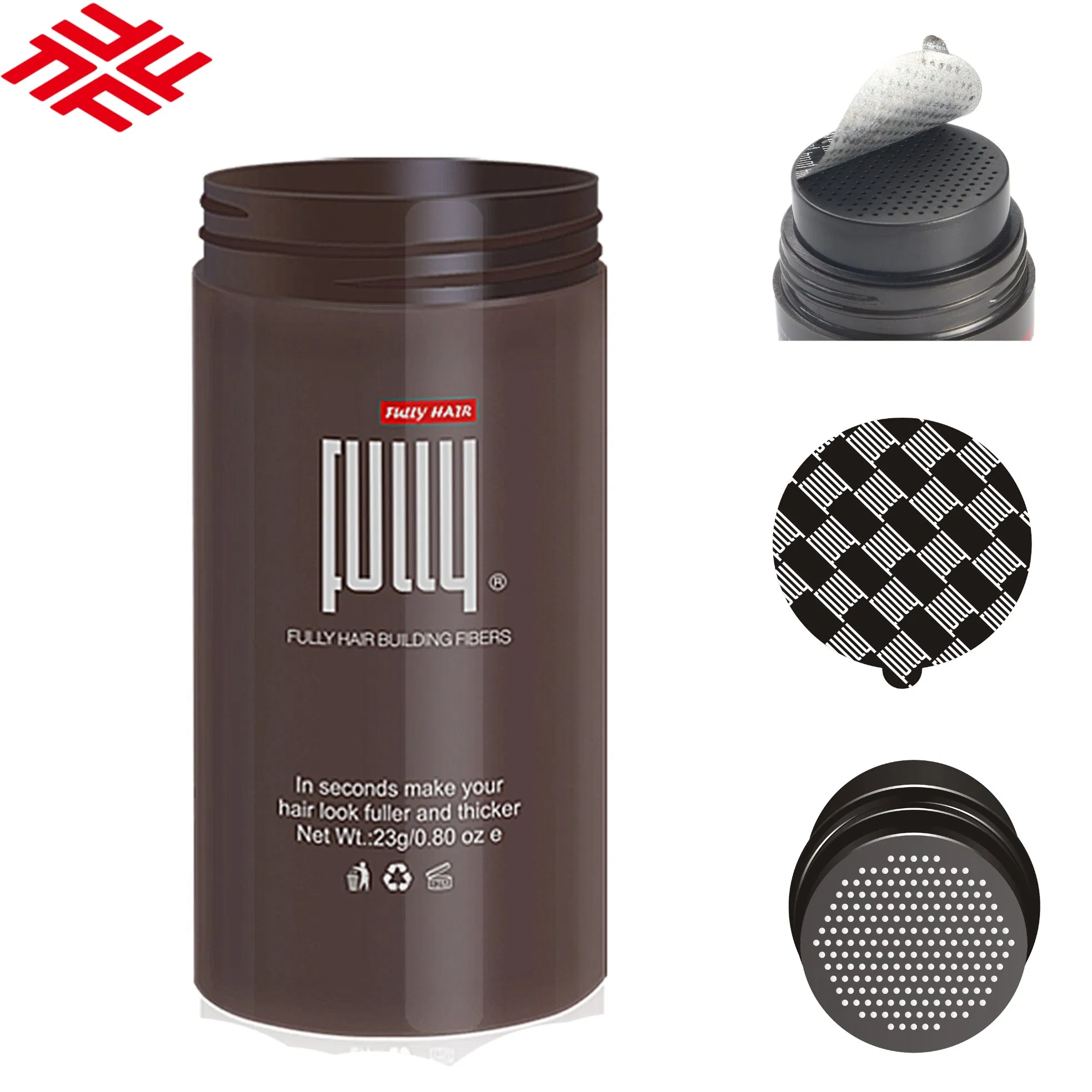 Fully OEM Private Label Instant Hair Spray Keratin Hair Building Fibers Powder for Hair Loss
