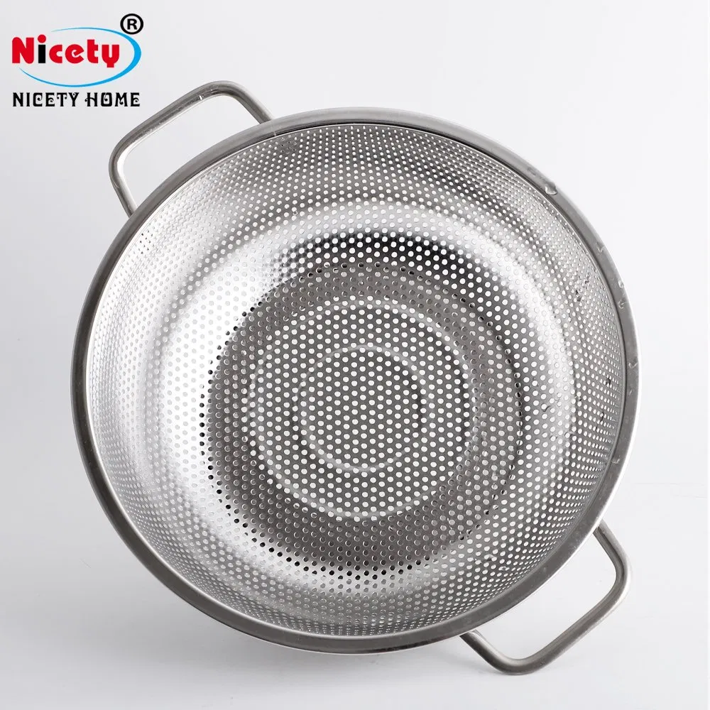 China Wholesale Stainless Steel Vegetable Basket Fruit Basket Kitchen Supplies Drain Basket