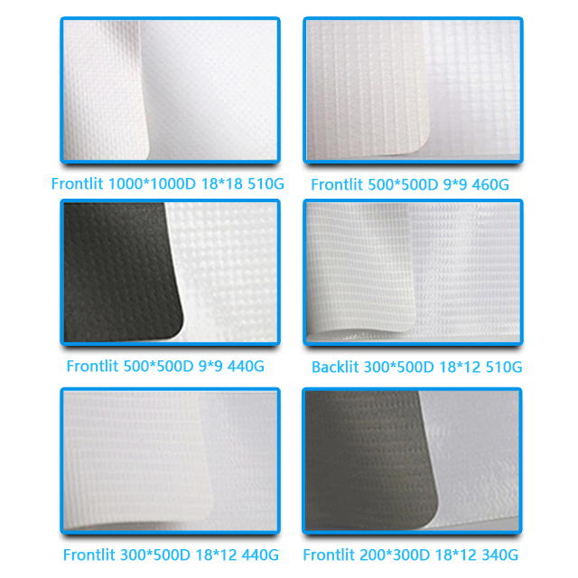 240g~750g 3.2m Matte Advertising Banner Material 440g 10oz 13oz Hot Lamination PVC Flex Banner Roll