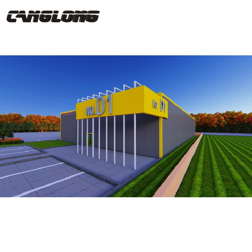 Industrial Prefabricated Steel Structure Self Storage Warehouse Building Sheds in Australia