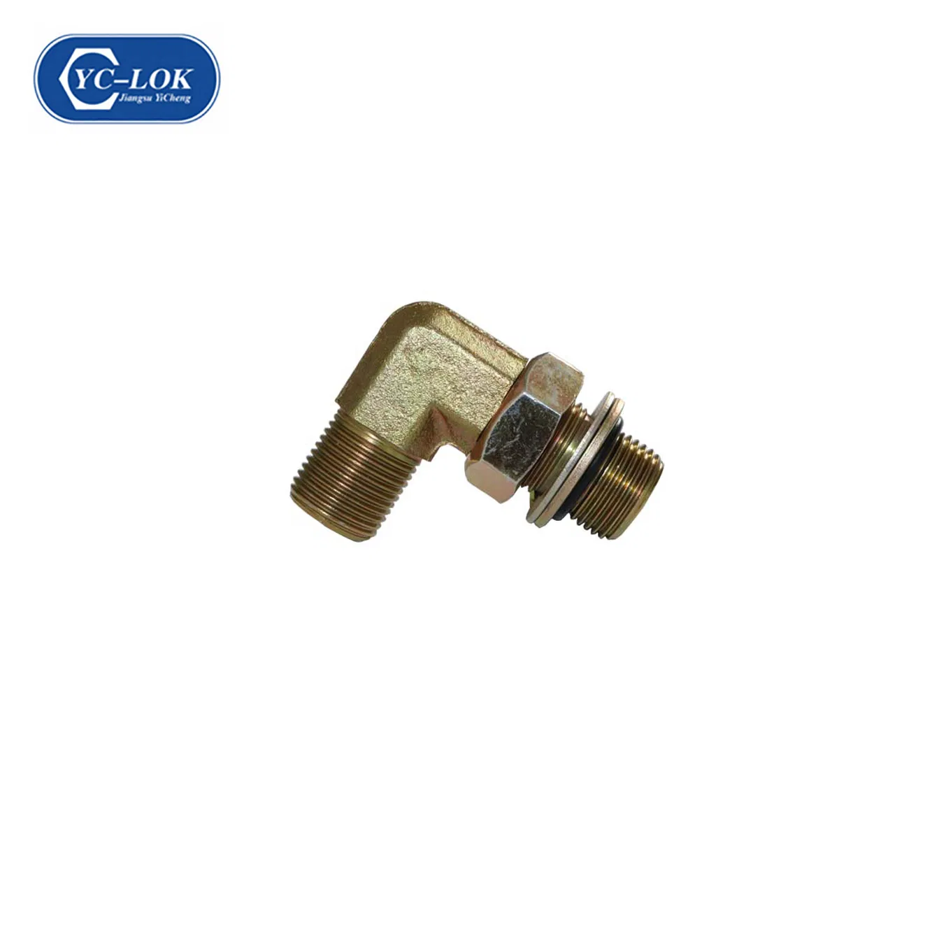 90 Degree Elbow Bsp Thread Stud Ends Hydraulic Pipe Fitting