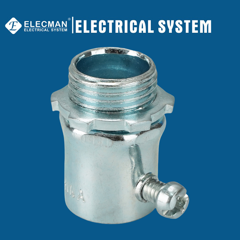 UL Listed Steel EMT Connector Set Screw / Connector EMT/ Termial EMT Conduit Connector