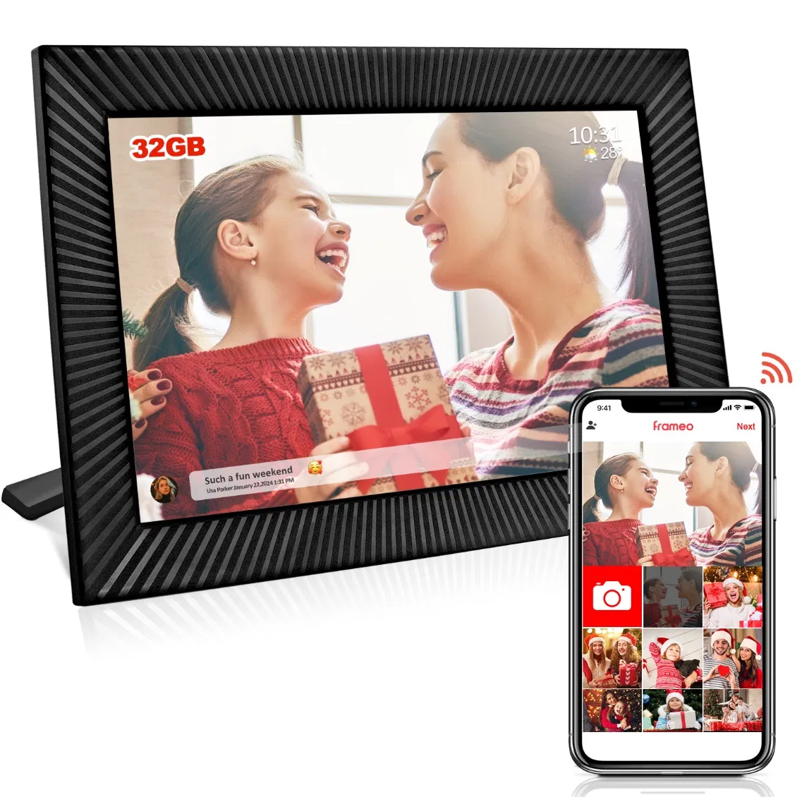 Умная фоторамка Frameo 10.1 дюймов с Wi-Fi