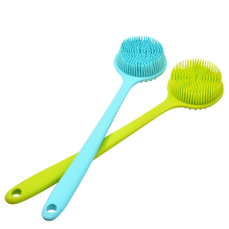 Long Handle Lotion Applicator with Bath Brush Soft Massage Body Brush