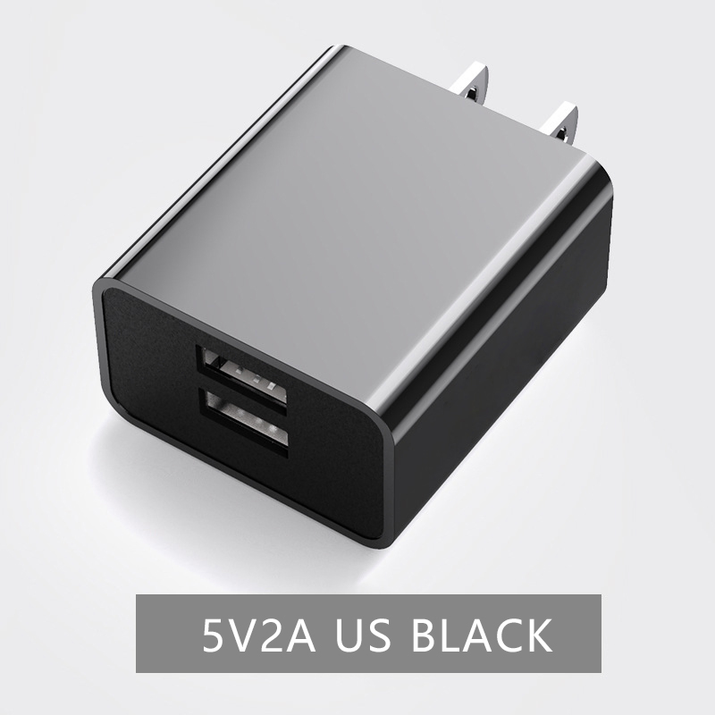 Сетевой зарядник с USB и Type-C для США, 5V 2A