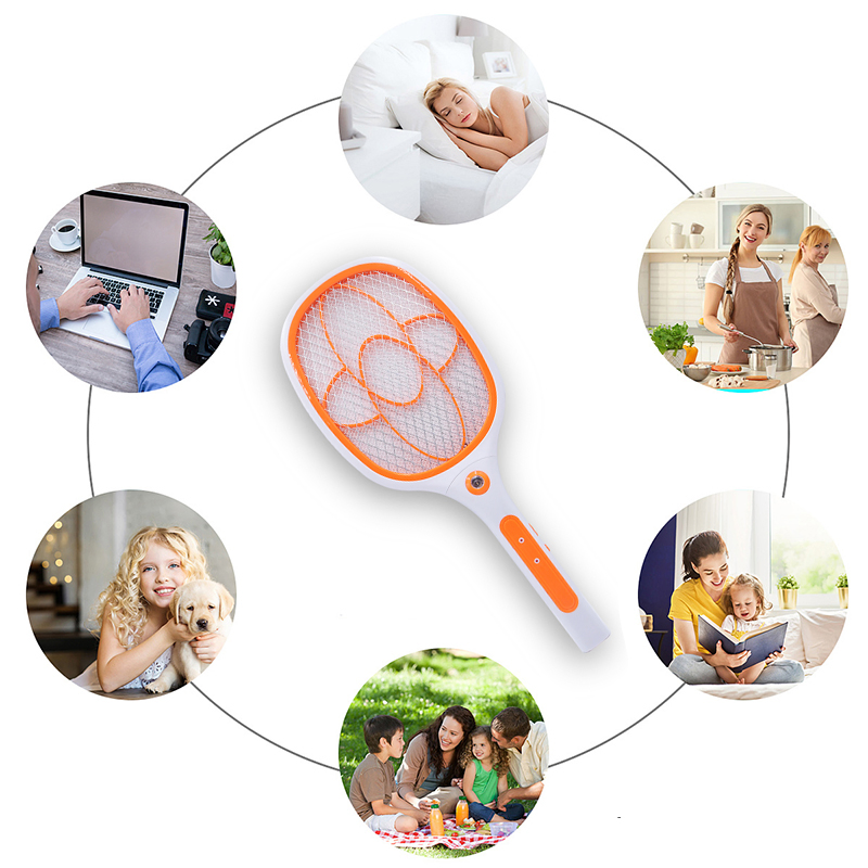 Family Use Mosquito Racket Killer Lamp Swatter