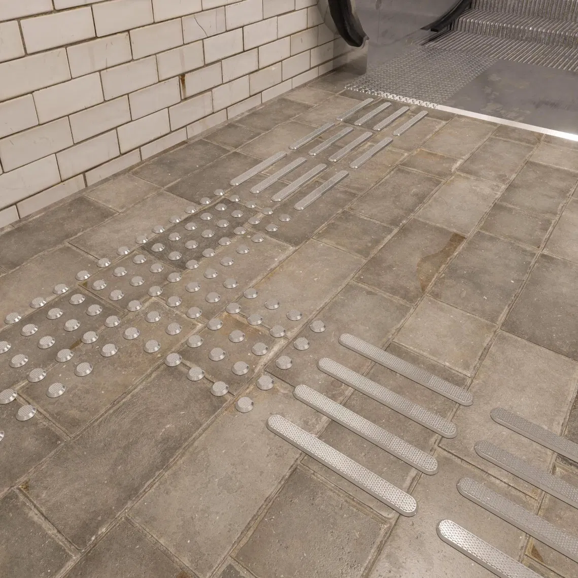 Тактильные индикаторные полосы из нержавеющей стали