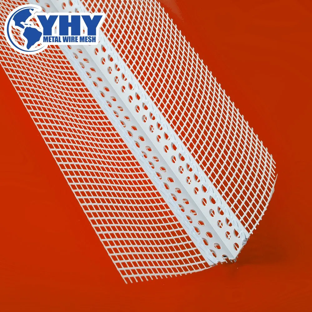 Angle Bead PVC Plastic Corner Beads with Fiberglass Mesh