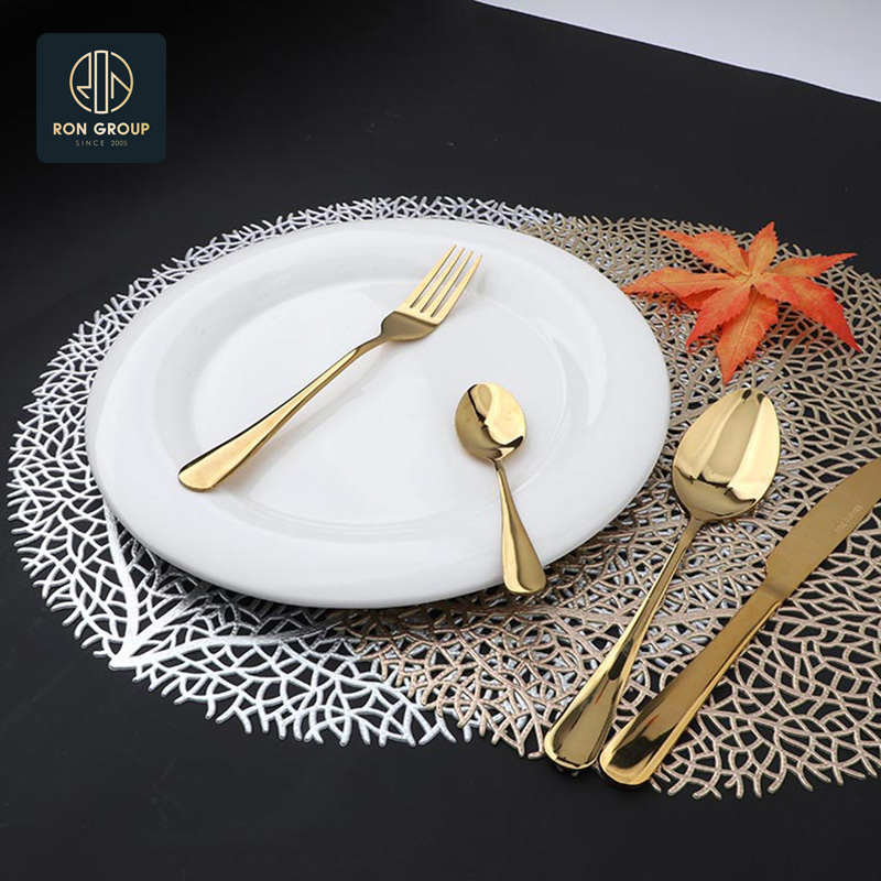 Wholesale Irregular Shape Dining Table Mats Heat Resistant Placemat for Restaurant