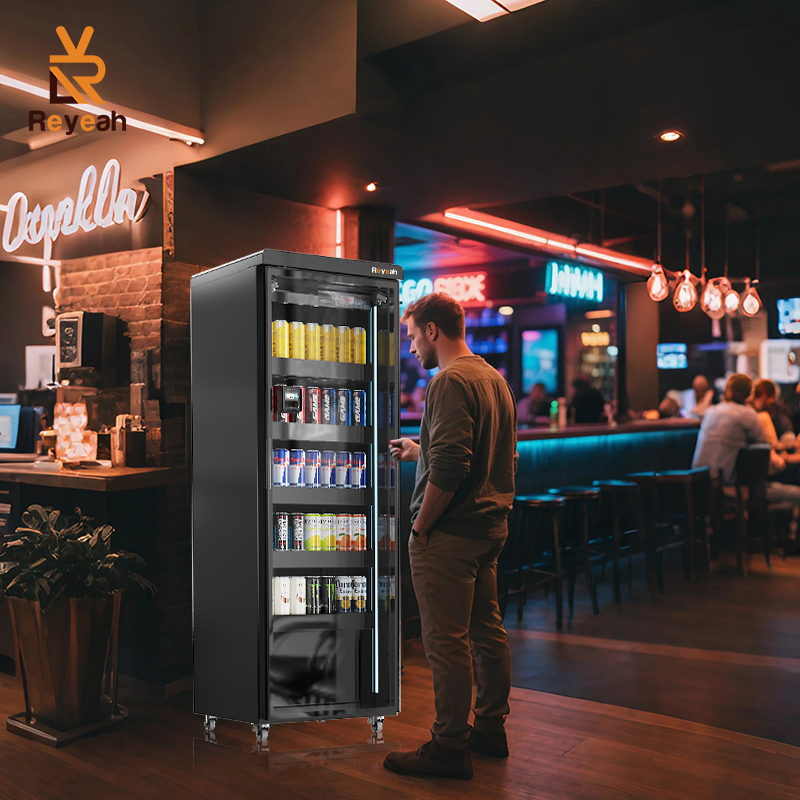24 Hours Ai Visual Technology Service Smart Fridge Vending Verkaufsautomat with Cooling System Machine