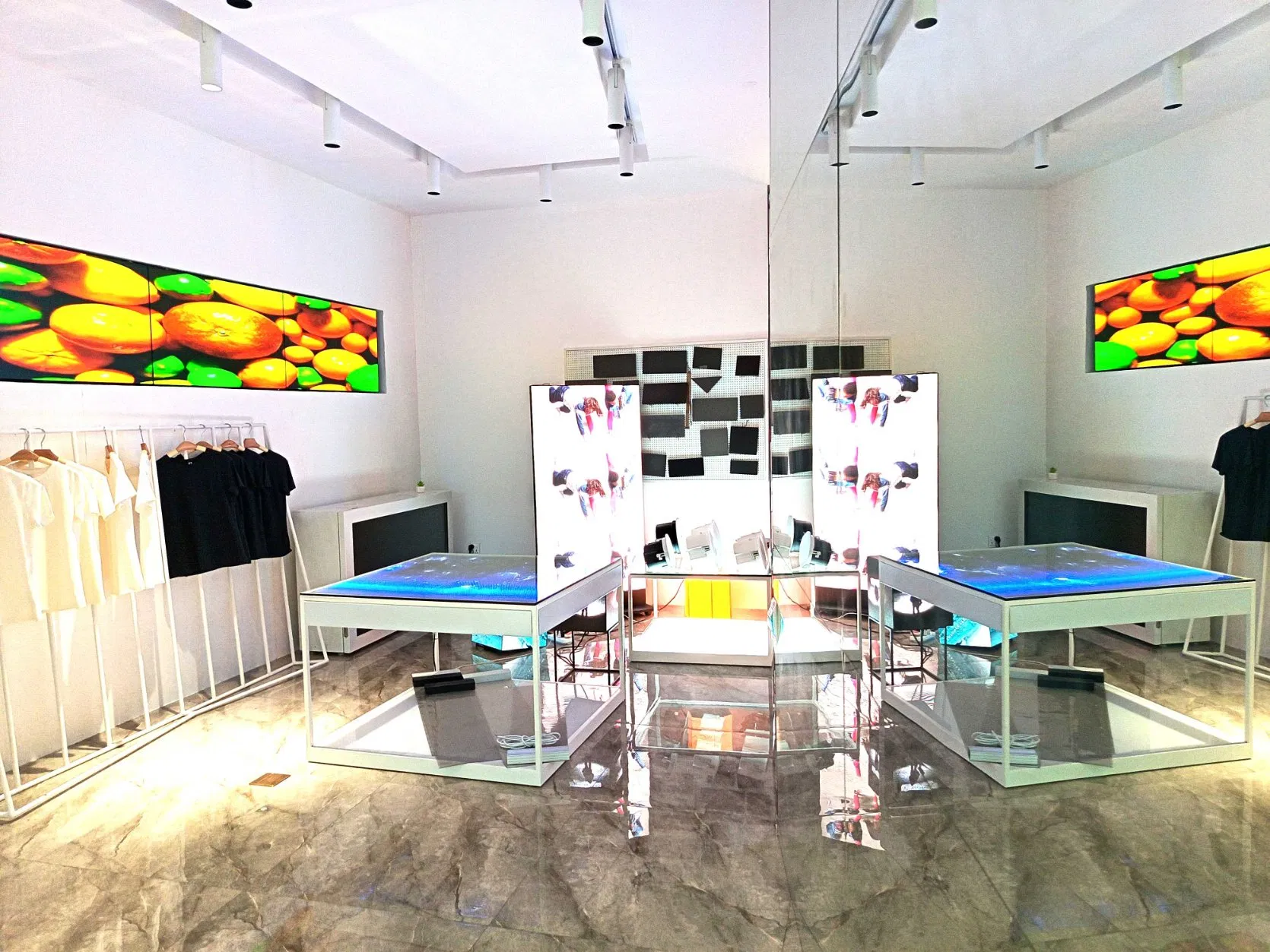 Transparent HD Glass Window Video Wall Screen Curtain Advertising LED Display