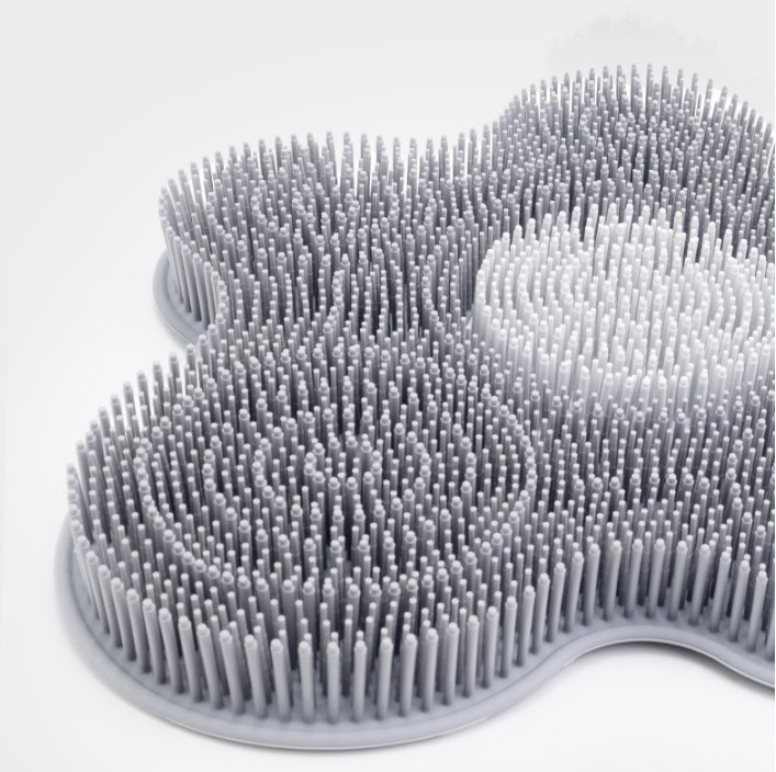 Lazy Person's Silicone Exfoliating Brush for Effortless Back Scrubbing