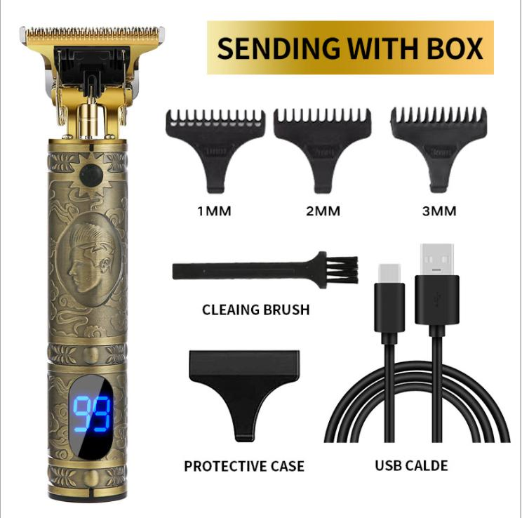 Barber Use Mini High Speed Motor Cordless USB Rechargeable Hair Trimmer