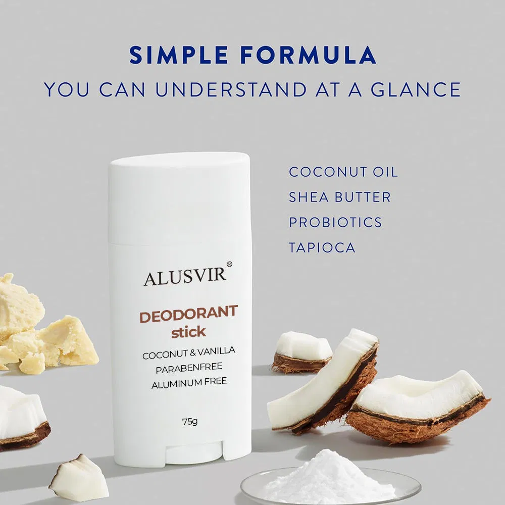 Natural Organic Coconut Deodorant Stick All Day Scent Odor Protection