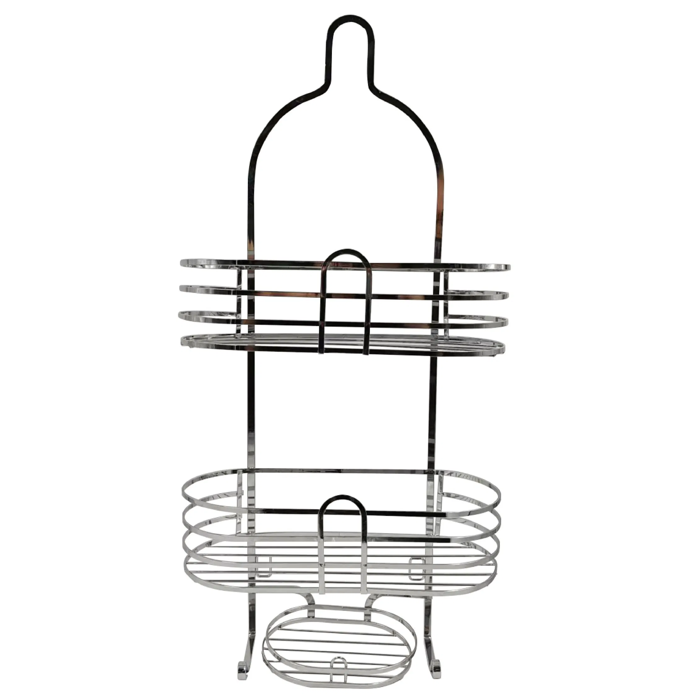 Wireking No Drilling Over The Head Shower Caddy Bathroom Organizer Shelf Rack