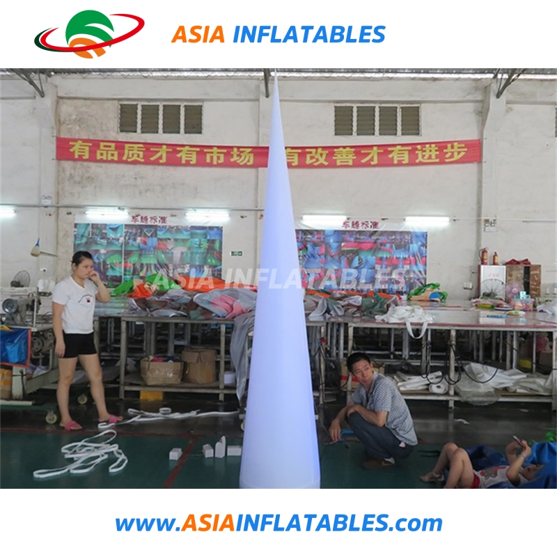 Wedding Decoration Inflatable Cone, LED Lighted Inflatable Outdoor Decoration on Sale